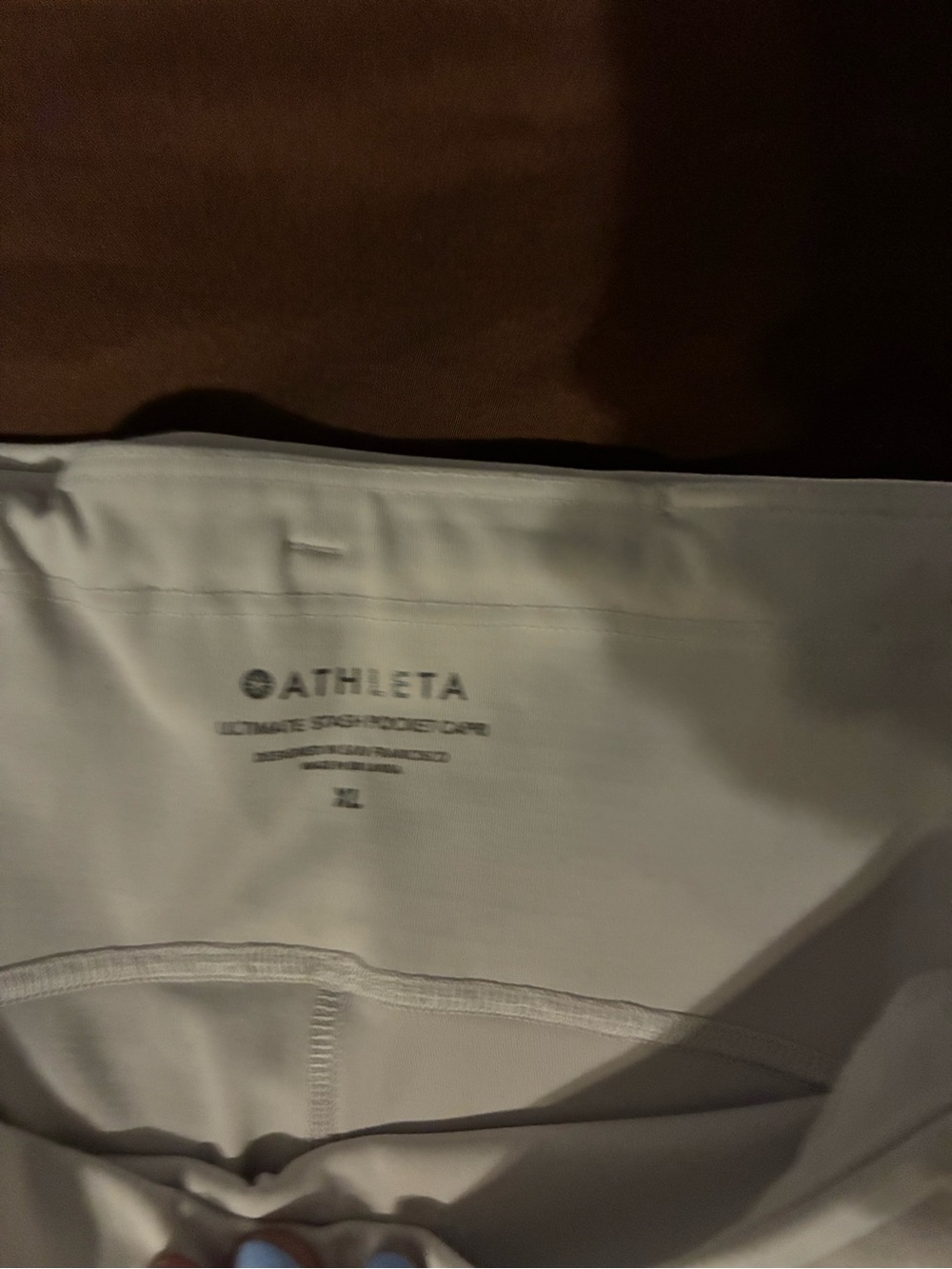 Athleta Light Beige/Off-White Leggings